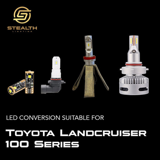 Stealth LED HeadLight Conversion Suitable for Toyota LandCruiser 100 Series - Offroad Industries