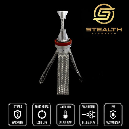 Stealth Lighting LED Headlight Conversion Kit suitable for Toyota Land Cruiser Prado - Offroad Industries