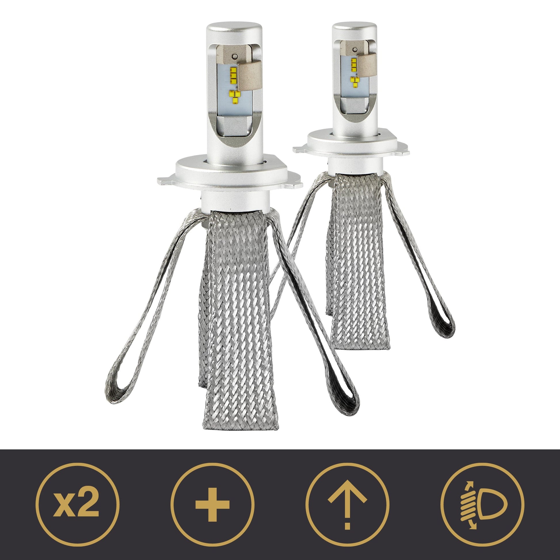 Stealth Lighting LED Headlight Conversion Kit suitable for Toyota Land Cruiser Prado - Offroad Industries