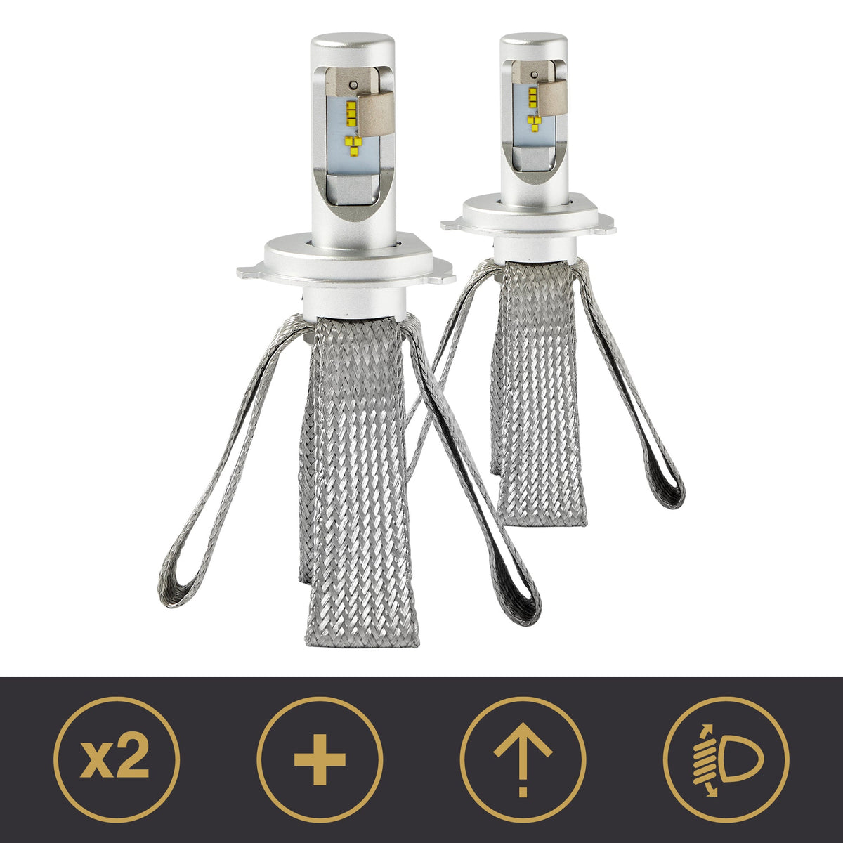 Stealth Lighting LED Headlight Conversion Kit suitable for Toyota Land Cruiser Prado - Offroad Industries