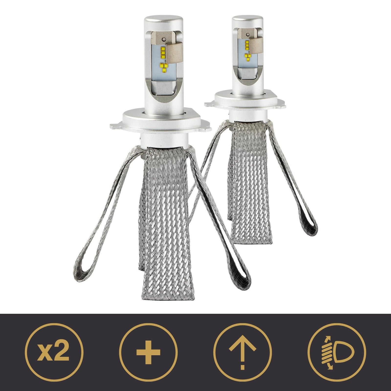 Stealth Lighting LED Headlight Conversion Kit suitable for Toyota Land Cruiser Prado - Offroad Industries