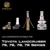 Stealth Lighting LED Headlight Conversion Kit suitable for Toyota Landcruiser 70 Series 76 78 79 - Offroad Industries